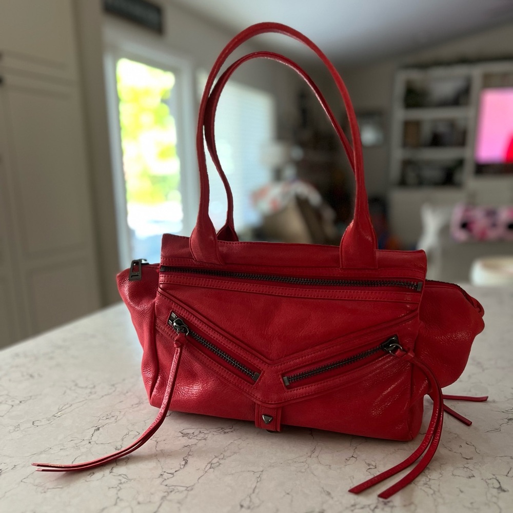 Botkier red studded purse